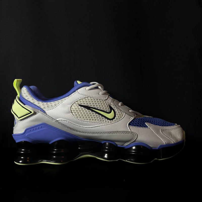 Nike Shox 12 Molas - Branco/Azul/Verde