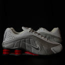 Nike Shox R4 - Branco/Prata/Vermelho