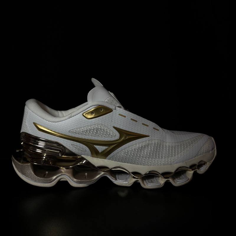 Mizuno Prophecy 15 - Branco/Dourado
