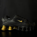 Nike Shox 12 Molas - Preto/Dourado